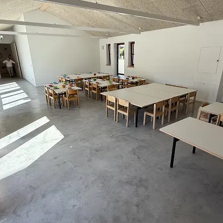 Boden für Kindergarten – Sichtestrich Referenzprojekt