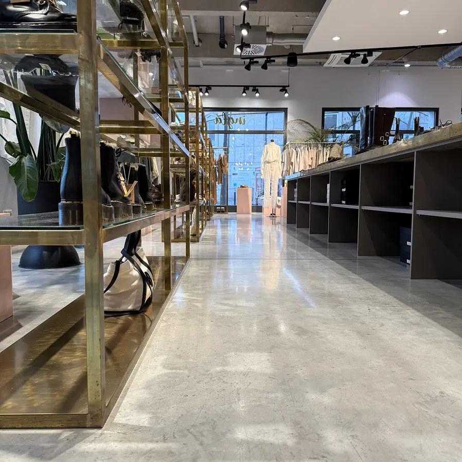 Ingla Schuhe – Sichtestrich Referenzprojekt
