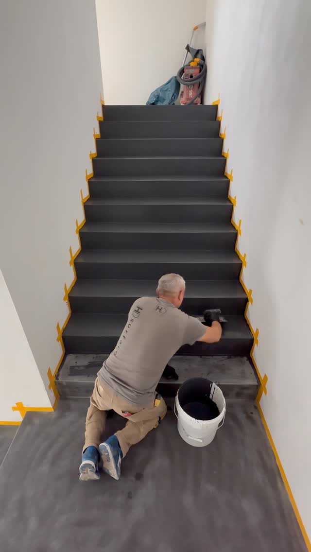 Baustelle mit Sichtestrich
